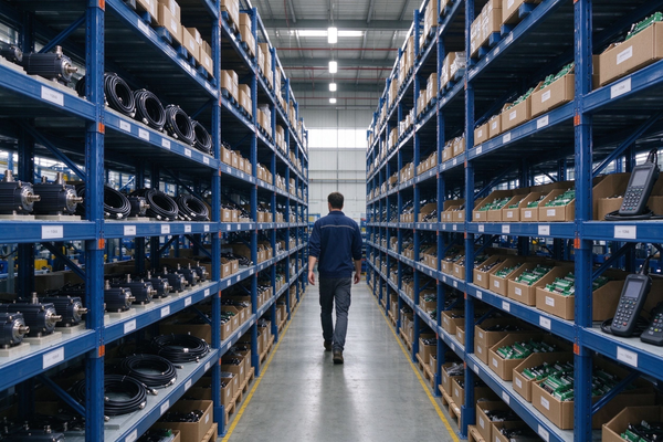 10.000 pezzi di ricambio in magazzino: cosa significa davvero il supporto ricambi per l'operatività dei robot usati
